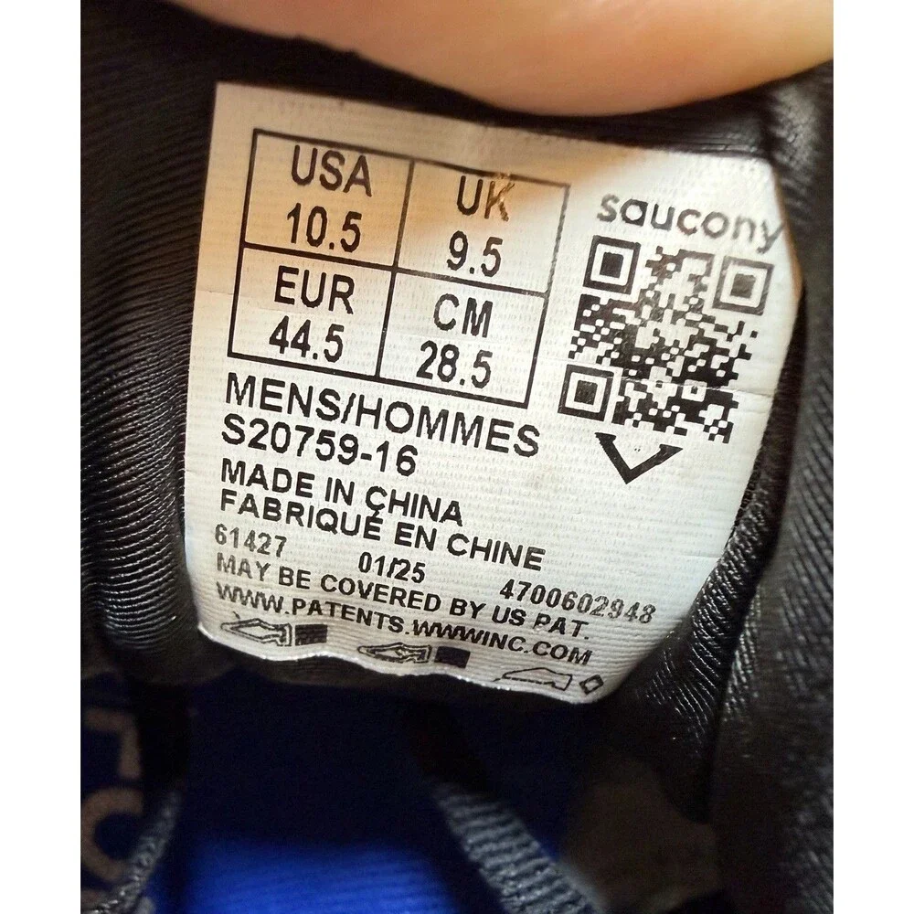 Saucony Triumph 20 Running Shoes Vapor Blue Men’s SIZE 10.5 Sneakers